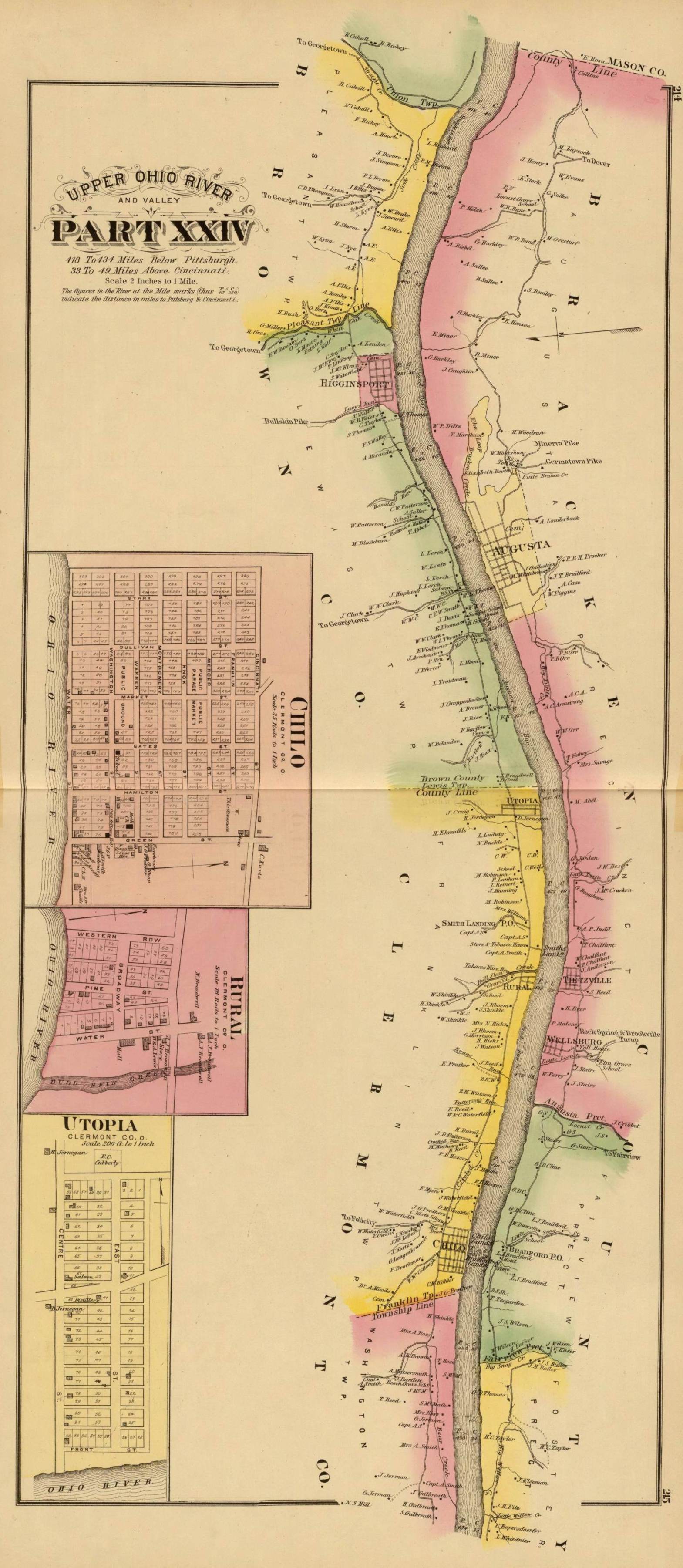 Ohio River Map