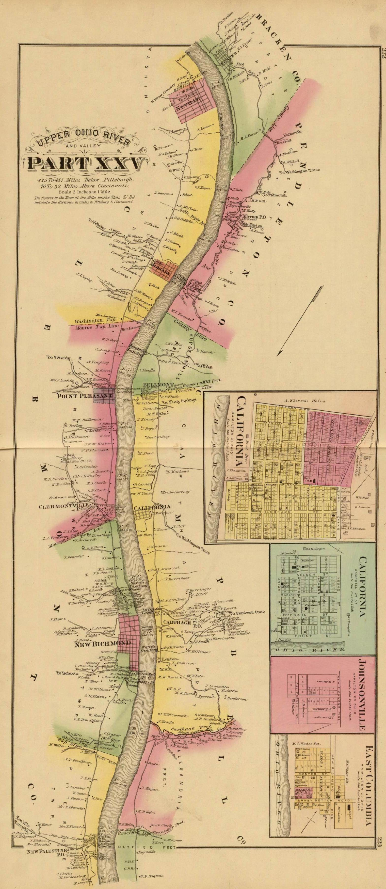 Ohio River Map