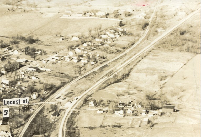 Portion C of an Aerial View of Walton, Kentucky