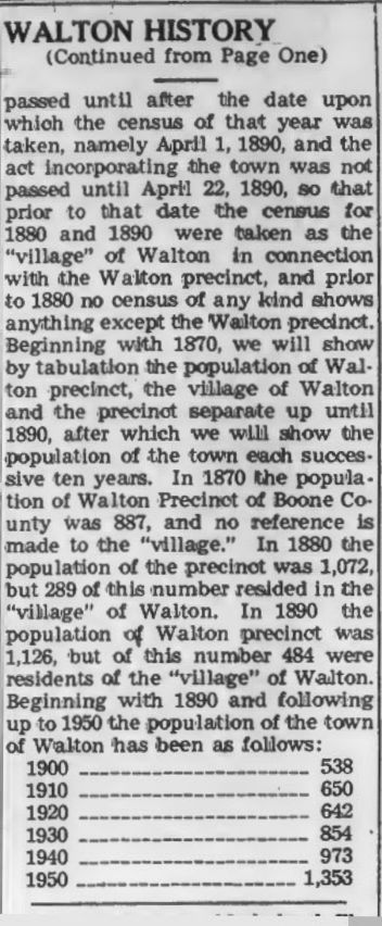 Walton History