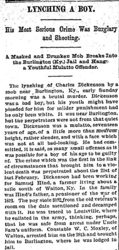 Dickenson Lynching