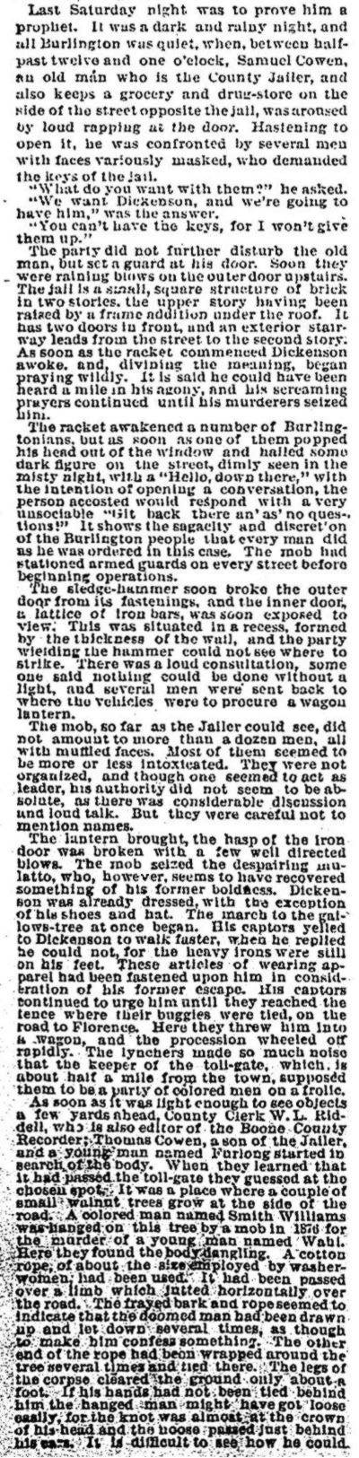 Dickenson Lynching