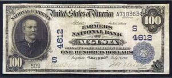 Augusta Bank Note