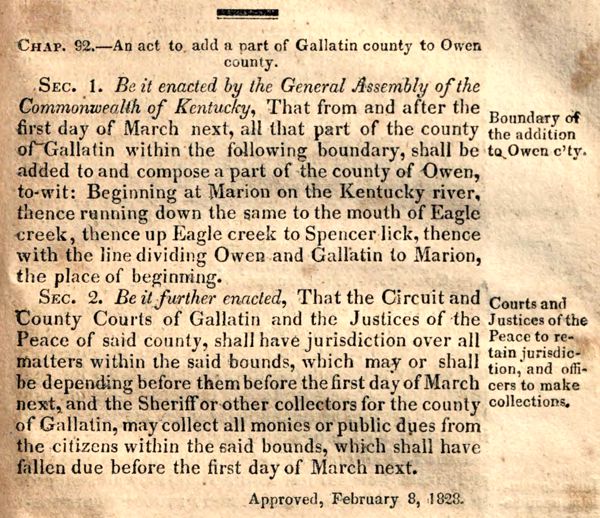 Gallatin to Owen, 1828