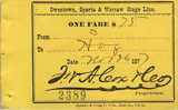 Stage Ticket