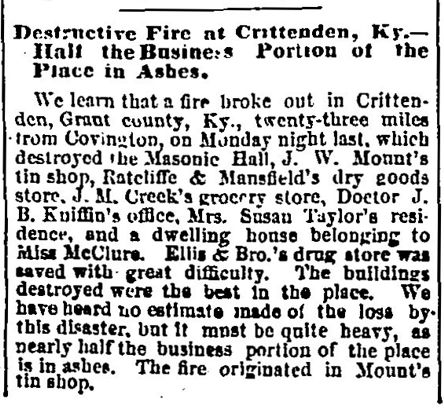 Crittenden Fire