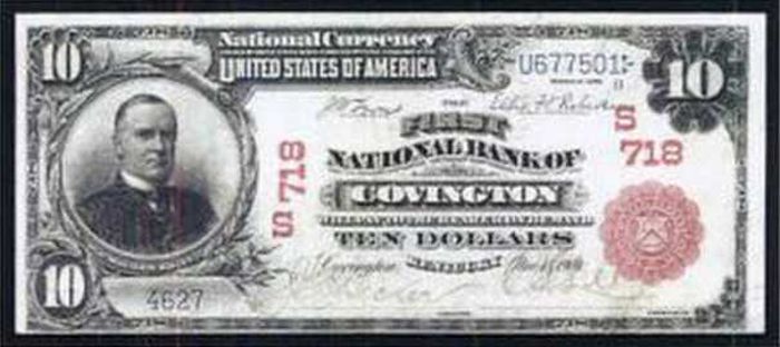 Covington Bank Note