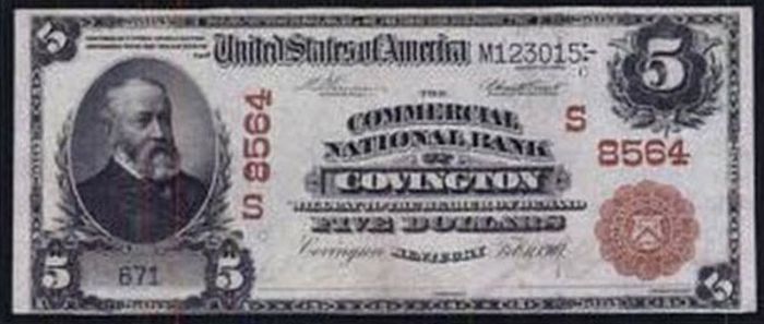 Covington Bank Note