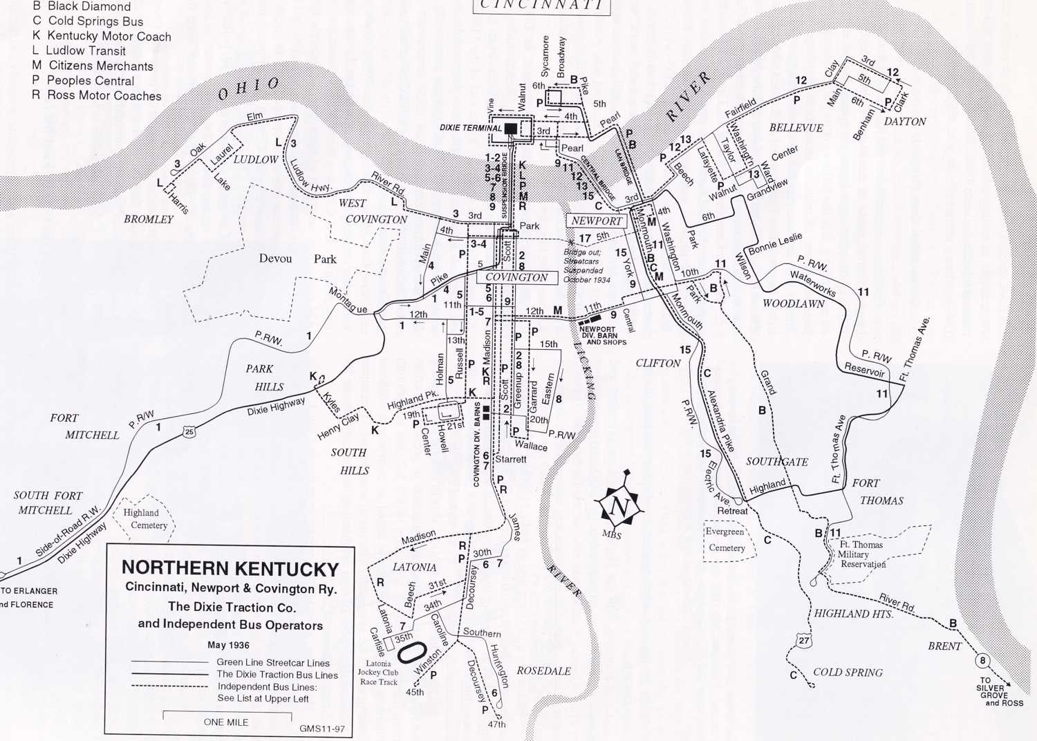 1953 Map