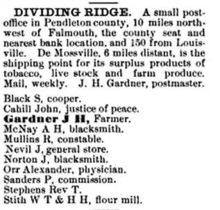 Dividing Ridge