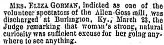 Eliza Gorman