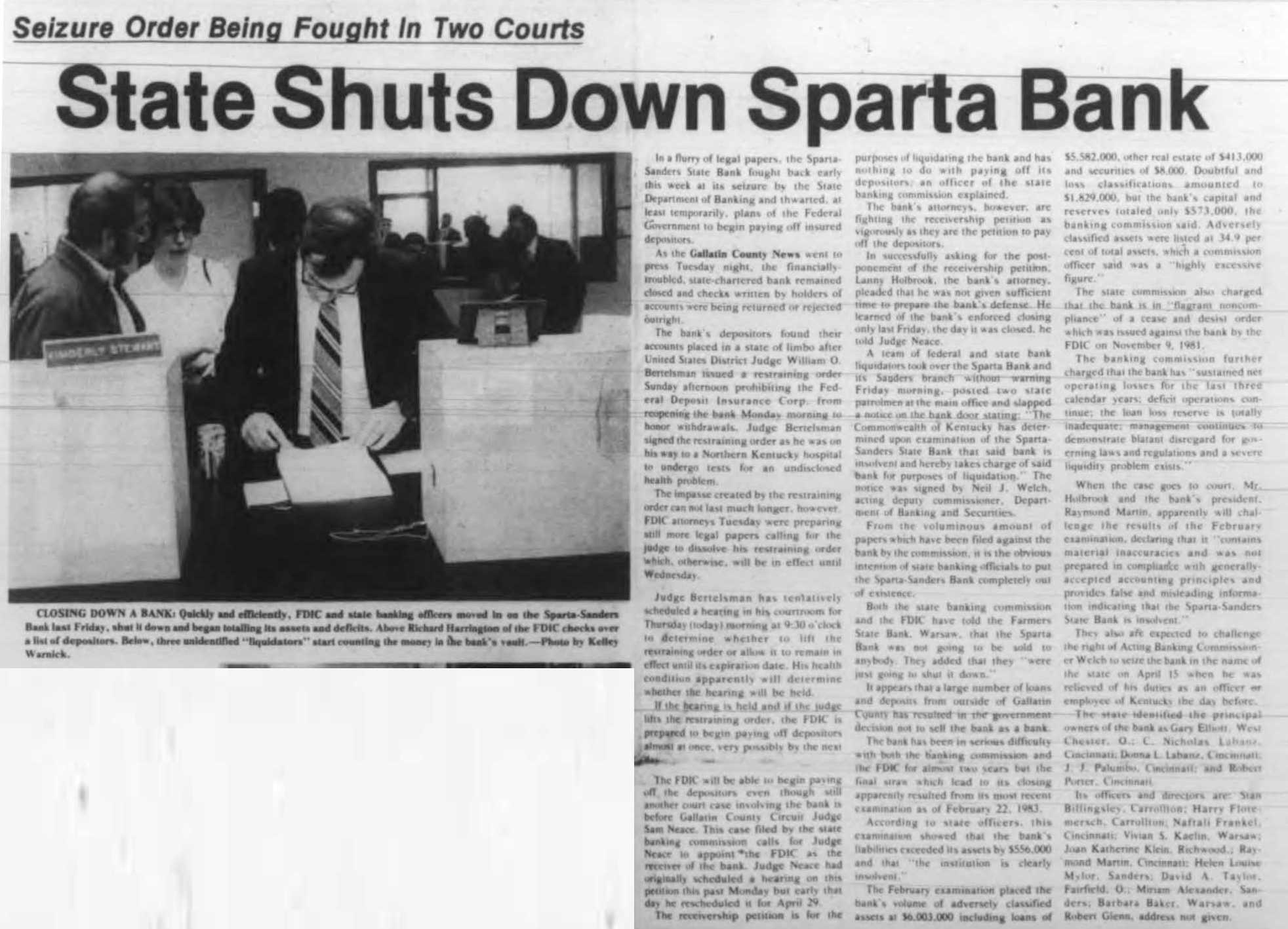 Sparta-Sanders State Bank