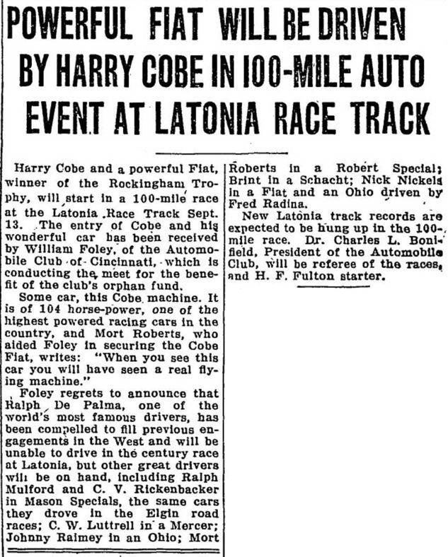 Fiat Races at Latonia