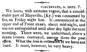 1819 fire