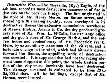 Fire, 1833