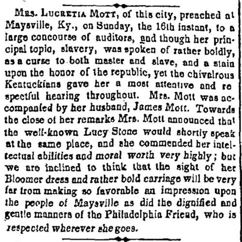 Lucretia Mott