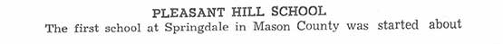 Pleasant Hill School