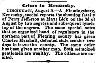 Two Lynched