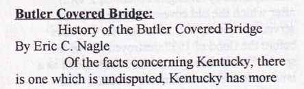 Butler Bridge